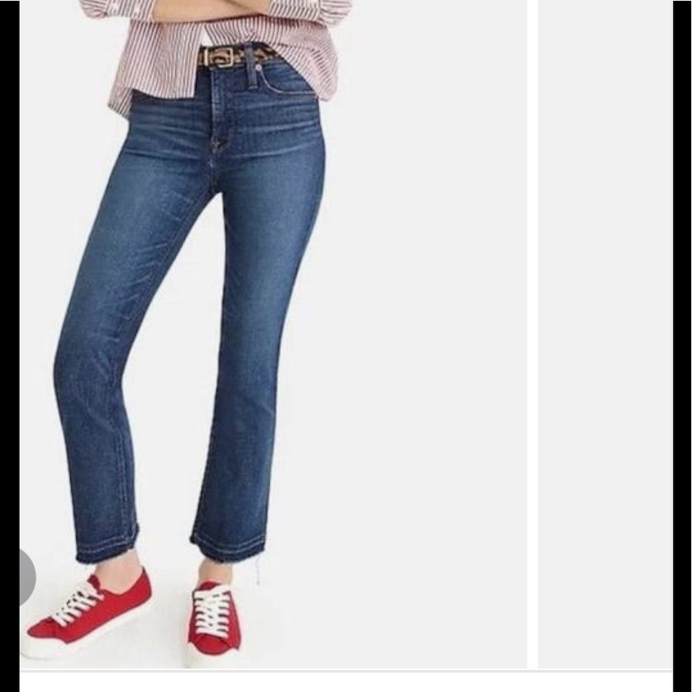JCrew 9" demi-boot crop jean Size 32 NWT